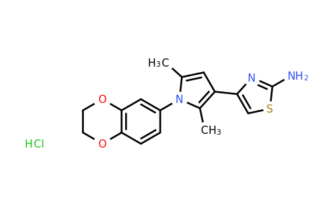 CAS 1049777-13-0 | 4-[1-(2,3-dihydro-1,4-benzodioxin-6-yl)-2,5-dimethyl-1H-pyrrol-3-yl]-1,3-thiazol-2-amine hydrochloride