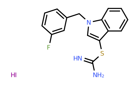 CAS 1049784-93-1 | 1-(3-Fluorobenzyl)-1H-indol-3-yl imidothiocarbamate hydroiodide