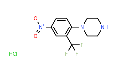 CAS 1049789-26-5 | 1-[4-Nitro-2-(trifluoromethyl)phenyl]piperazine hydrochloride