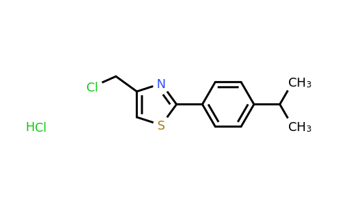CAS 1049790-37-5 | 4-(chloromethyl)-2-[4-(propan-2-yl)phenyl]-1,3-thiazole hydrochloride
