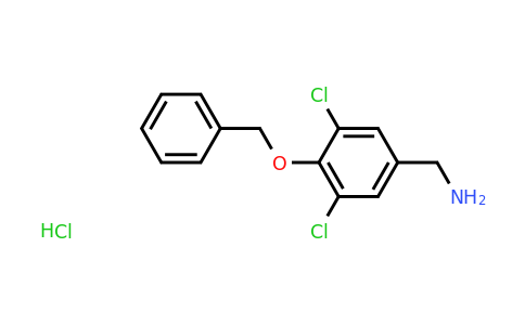 CAS 1049791-66-3 | (4-(Benzyloxy)-3,5-dichlorophenyl)methanamine hydrochloride