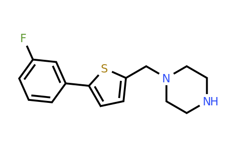 CAS 1049872-87-8 | 1-{[5-(3-fluorophenyl)thiophen-2-yl]methyl}piperazine