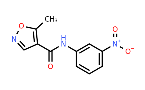 CAS 1049872-93-6 | 5-Methyl-N-(3-nitrophenyl)-1,2-oxazole-4-carboxamide