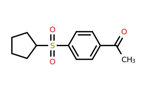 CAS 1049873-22-4 | 1-[4-(Cyclopentanesulfonyl)phenyl]ethan-1-one