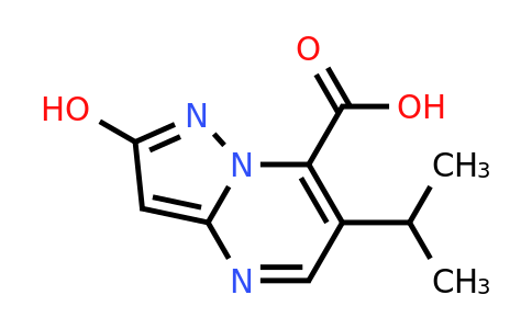 CAS 1049873-38-2 | 2-Hydroxy-6-(propan-2-yl)pyrazolo[1,5-a]pyrimidine-7-carboxylic acid