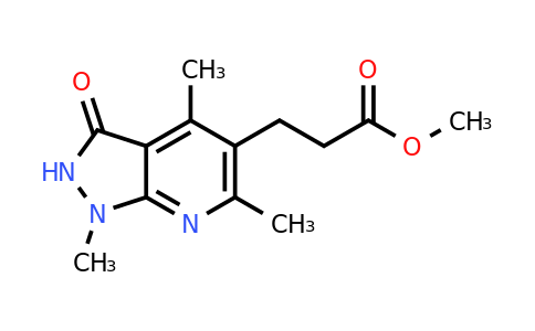 CAS 1049873-43-9 | Methyl 3-{1,4,6-trimethyl-3-oxo-1H,2H,3H-pyrazolo[3,4-b]pyridin-5-yl}propanoate