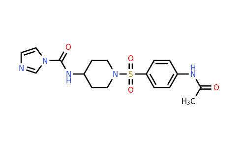 CAS 1049873-74-6 | N-[1-(4-Acetamidobenzenesulfonyl)piperidin-4-yl]-1H-imidazole-1-carboxamide