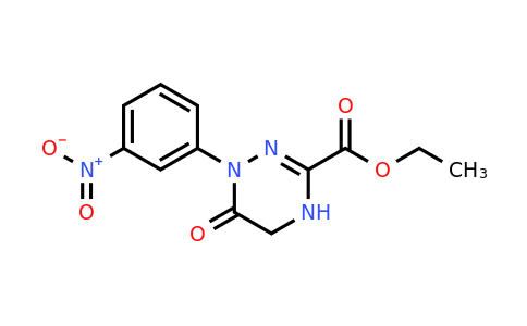 CAS 1049874-06-7 | Ethyl 1-(3-nitrophenyl)-6-oxo-1,4,5,6-tetrahydro-1,2,4-triazine-3-carboxylate