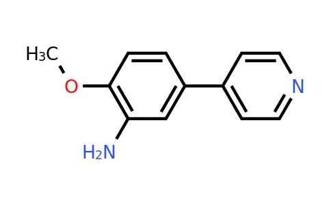 CAS 104994-92-5 | 2-methoxy-5-(pyridin-4-yl)aniline