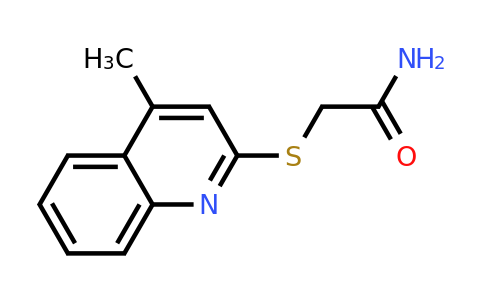 CAS 104996-57-8 | 2-((4-Methylquinolin-2-yl)thio)acetamide