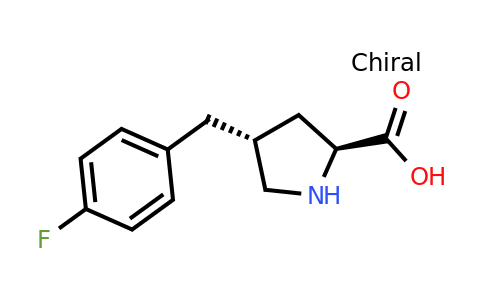 CAS 1049977-93-6 | (2S,4R)-4-(4-Fluorobenzyl)pyrrolidine-2-carboxylic acid