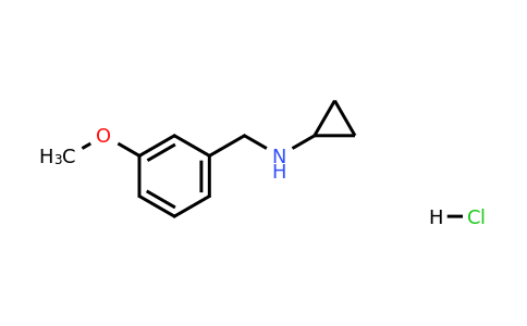 CAS 1050419-13-0 | N-(3-Methoxybenzyl)cyclopropanamine hydrochloride