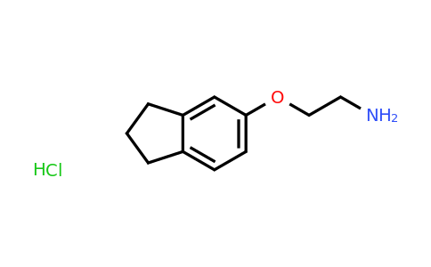 CAS 1050508-89-8 | 2-((2,3-Dihydro-1H-inden-5-yl)oxy)ethanamine hydrochloride