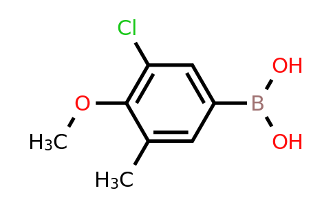 CAS 1050509-76-6 | 3-Chloro-4-methoxy-5-methylbenzeneboronic acid