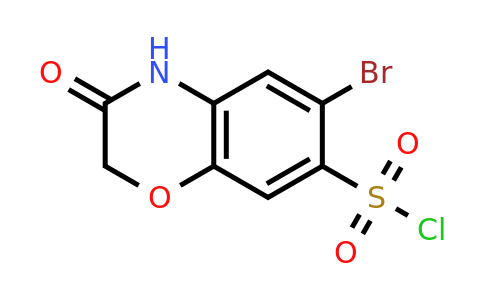 CAS 1050884-93-9 | 6-Bromo-3-oxo-3,4-dihydro-2H-1,4-benzoxazine-7-sulfonyl chloride