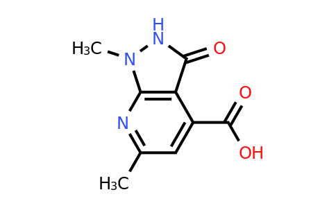 CAS 1050885-37-4 | 1,6-Dimethyl-3-oxo-1H,2H,3H-pyrazolo[3,4-b]pyridine-4-carboxylic acid