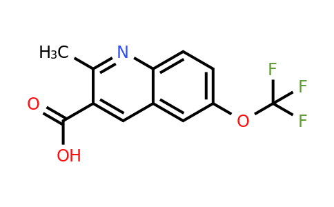 CAS 1050885-79-4 | 2-Methyl-6-(trifluoromethoxy)quinoline-3-carboxylic acid