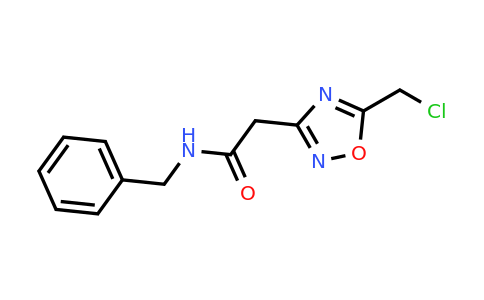 CAS 1050886-07-1 | N-Benzyl-2-[5-(chloromethyl)-1,2,4-oxadiazol-3-yl]acetamide