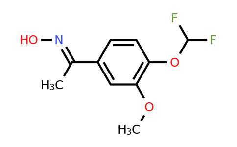 CAS 1050886-21-9 | N-{1-[4-(difluoromethoxy)-3-methoxyphenyl]ethylidene}hydroxylamine