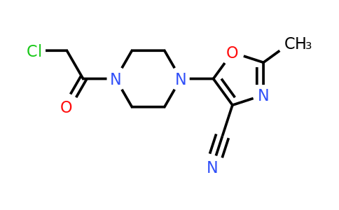 CAS 1050910-17-2 | 5-[4-(2-Chloroacetyl)piperazin-1-yl]-2-methyl-1,3-oxazole-4-carbonitrile