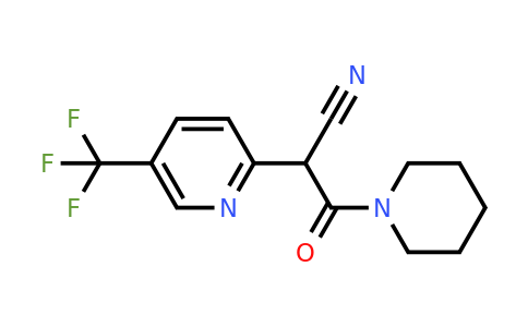 CAS 1050910-31-0 | 3-Oxo-3-(piperidin-1-yl)-2-[5-(trifluoromethyl)pyridin-2-yl]propanenitrile