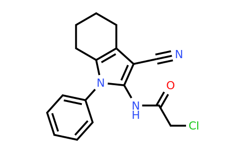 CAS 1050911-12-0 | 2-Chloro-N-(3-cyano-1-phenyl-4,5,6,7-tetrahydro-1H-indol-2-yl)acetamide