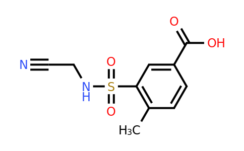 CAS 1051333-34-6 | 3-[(Cyanomethyl)sulfamoyl]-4-methylbenzoic acid