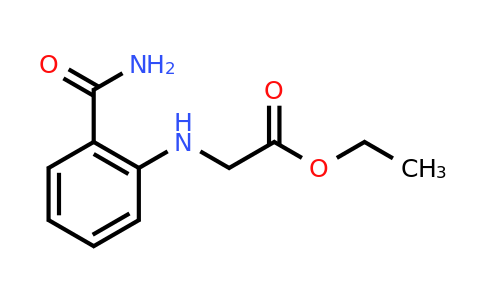 CAS 105234-33-1 | ethyl 2-[(2-carbamoylphenyl)amino]acetate