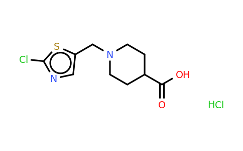 CAS 1052404-18-8 | 1-[(2-Chloro-1,3-thiazol-5-YL)methyl]-4-piperidinecarboxylic acid hydrachloride