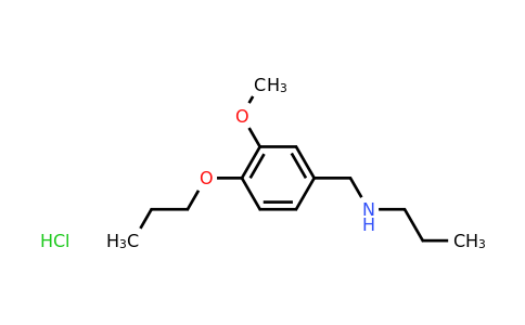 CAS 1052416-13-3 | [(3-methoxy-4-propoxyphenyl)methyl](propyl)amine hydrochloride