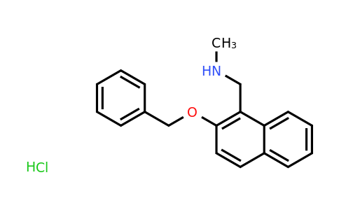 CAS 1052516-41-2 | 1-(2-(Benzyloxy)naphthalen-1-yl)-N-methylmethanamine hydrochloride