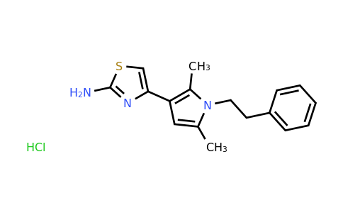 CAS 1052526-48-3 | 4-[2,5-dimethyl-1-(2-phenylethyl)-1H-pyrrol-3-yl]-1,3-thiazol-2-amine hydrochloride