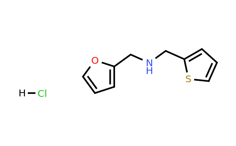 CAS 1052527-53-3 | 1-(Furan-2-yl)-N-(thiophen-2-ylmethyl)methanamine hydrochloride
