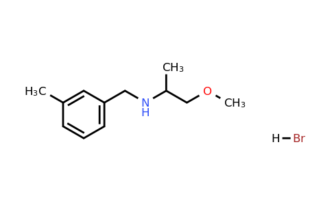 CAS 1052529-83-5 | 1-Methoxy-N-(3-methylbenzyl)propan-2-amine hydrobromide