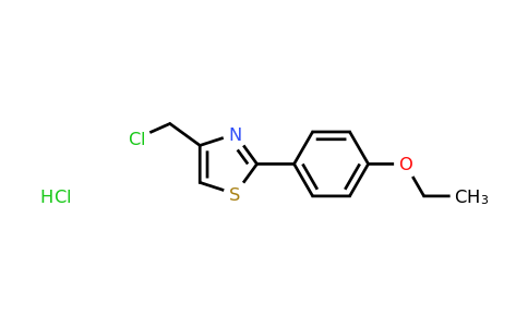 CAS 1052537-94-6 | 4-(chloromethyl)-2-(4-ethoxyphenyl)-1,3-thiazole hydrochloride