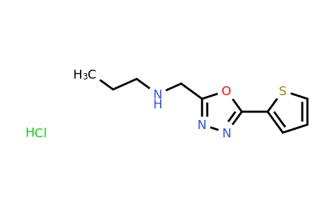 CAS 1052543-68-6 | propyl({[5-(thiophen-2-yl)-1,3,4-oxadiazol-2-yl]methyl})amine hydrochloride