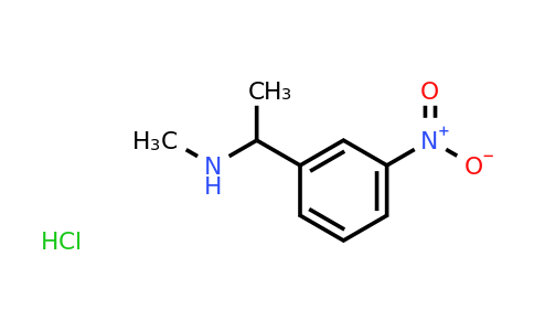 CAS 1052544-06-5 | methyl[1-(3-nitrophenyl)ethyl]amine hydrochloride