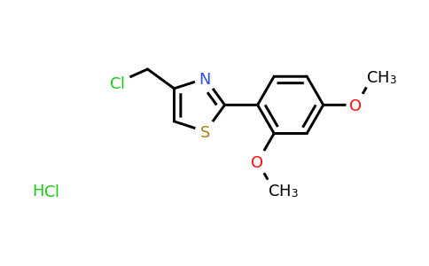 CAS 1052544-47-4 | 4-(chloromethyl)-2-(2,4-dimethoxyphenyl)-1,3-thiazole hydrochloride