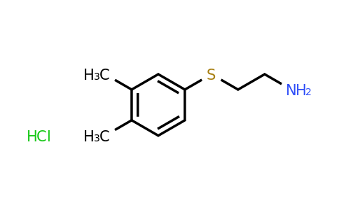 CAS 1052544-92-9 | 2-((3,4-Dimethylphenyl)thio)ethanamine hydrochloride