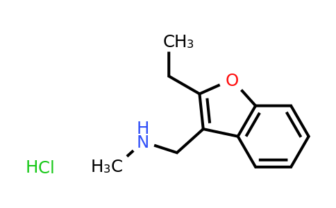 CAS 1052545-07-9 | [(2-ethyl-1-benzofuran-3-yl)methyl](methyl)amine hydrochloride