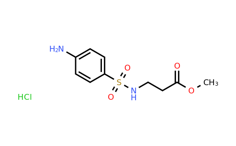 CAS 1052546-14-1 | methyl 3-(4-aminobenzenesulfonamido)propanoate hydrochloride