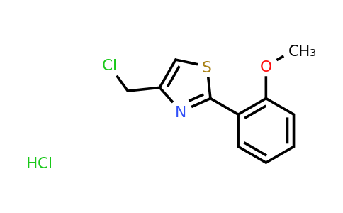 CAS 1052546-27-6 | 4-(chloromethyl)-2-(2-methoxyphenyl)-1,3-thiazole hydrochloride