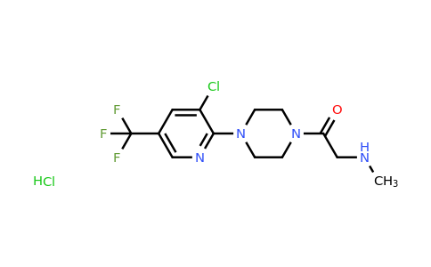 CAS 1052546-32-3 | 1-{4-[3-chloro-5-(trifluoromethyl)pyridin-2-yl]piperazin-1-yl}-2-(methylamino)ethan-1-one hydrochloride