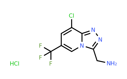 CAS 1052547-28-0 | [8-chloro-6-(trifluoromethyl)-[1,2,4]triazolo[4,3-a]pyridin-3-yl]methanamine hydrochloride