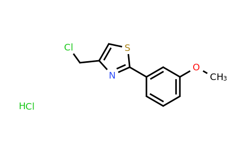 CAS 1052547-84-8 | 4-(chloromethyl)-2-(3-methoxyphenyl)-1,3-thiazole hydrochloride