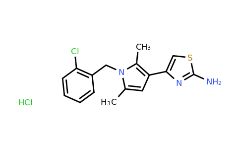 CAS 1052548-30-7 | 4-{1-[(2-chlorophenyl)methyl]-2,5-dimethyl-1H-pyrrol-3-yl}-1,3-thiazol-2-amine hydrochloride