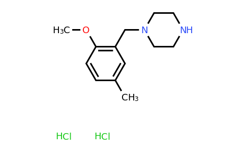 CAS 1052548-44-3 | 1-[(2-methoxy-5-methylphenyl)methyl]piperazine dihydrochloride