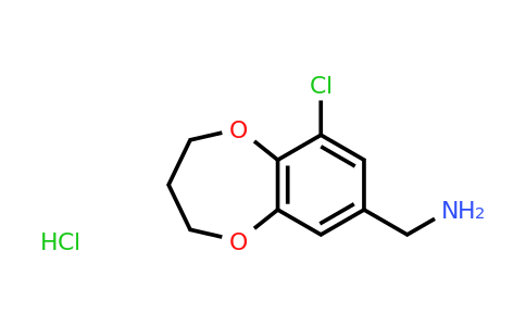 CAS 1052548-86-3 | (9-chloro-3,4-dihydro-2H-1,5-benzodioxepin-7-yl)methanamine hydrochloride