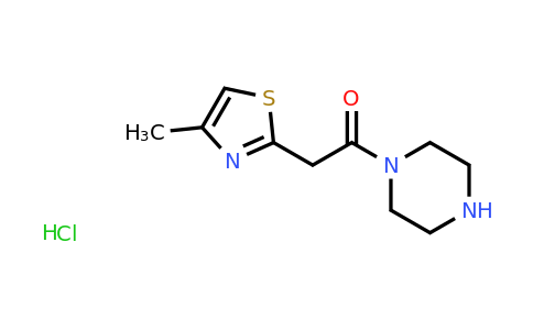 CAS 1052549-44-6 | 2-(4-methyl-1,3-thiazol-2-yl)-1-(piperazin-1-yl)ethan-1-one hydrochloride