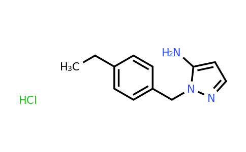 CAS 1052550-25-0 | 1-[(4-ethylphenyl)methyl]-1H-pyrazol-5-amine hydrochloride